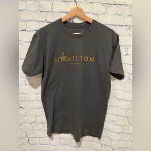 Hamilton Creative Good Graphic T-Shirt Top Black  Size Medium